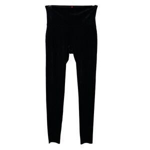 Spanx Ready-To-Wow! Velvet Leggings High Waisted Tummy Shaping Womens L 2070